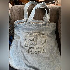 Embossed Arizona Tote bag.
